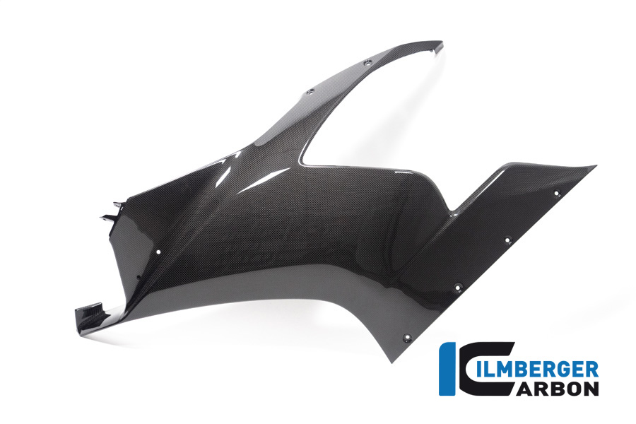 Ilmberger Carbon Fairing Side Panel prepared for Winglet left side L/S, glossy, Ducati Panigale V2 2020-