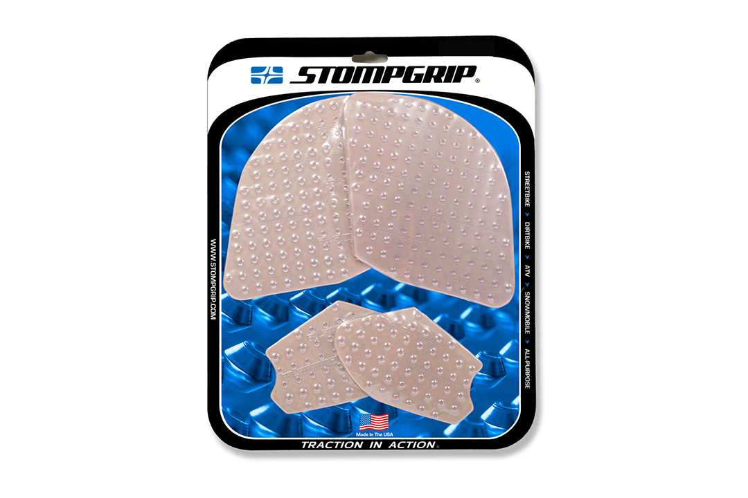 Stompgrip fuel tank Pad clear, Volcano, Streetbike fuel tank Kit - fuel tank Sides, for Ducati Panigale V4 2022