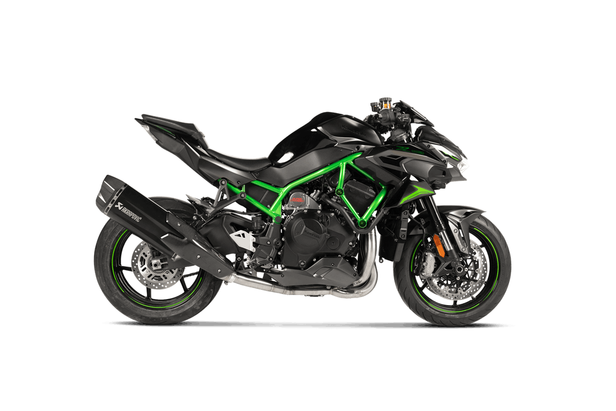 Akrapovic Slip-On Line (Titanium) Exhaust for Kawasaki Z H2, 2020-2025