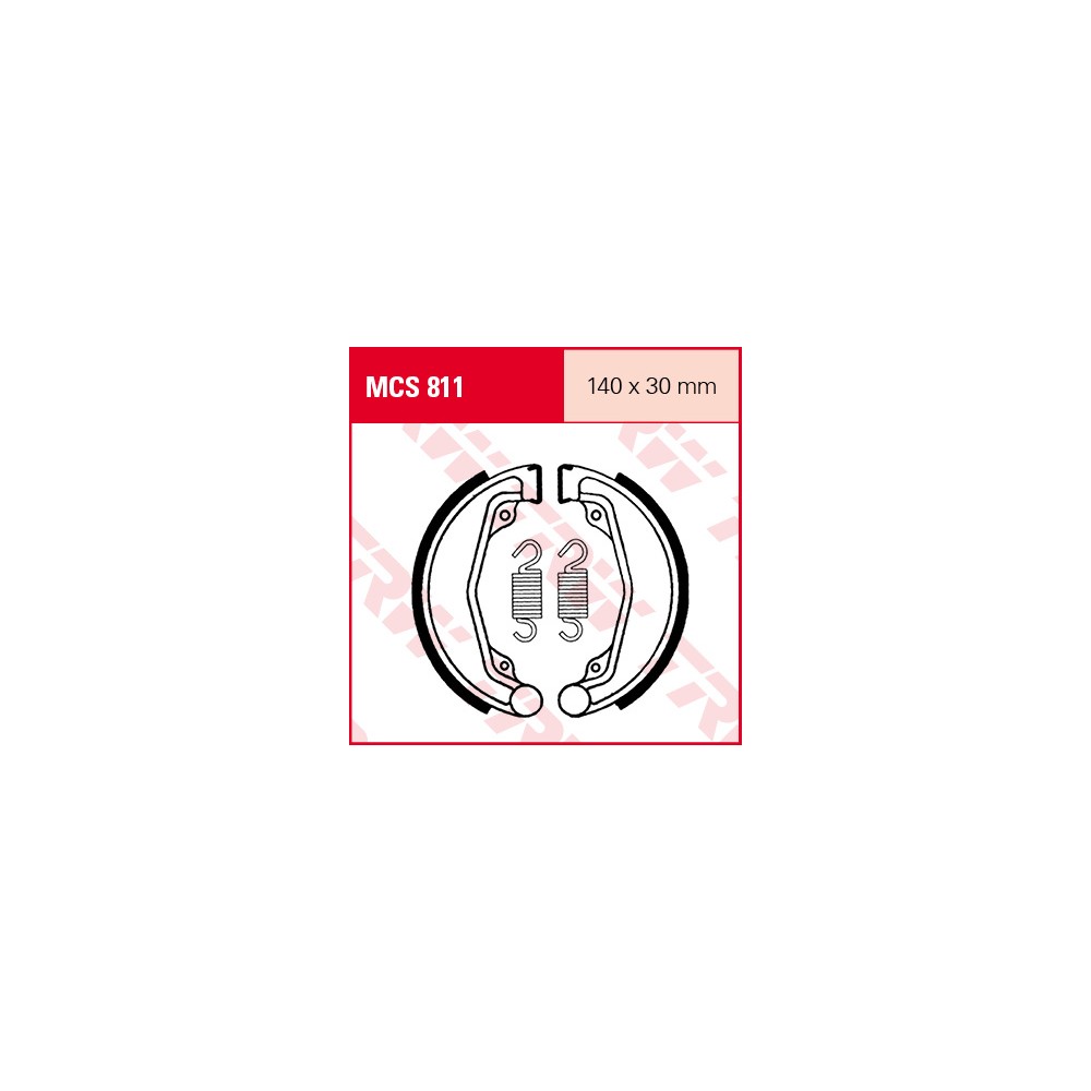 TRW LUCAS brake pad set MCS811