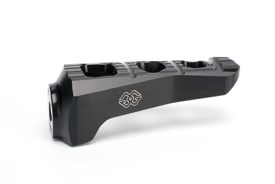 Gilles Replacement Footpeg Kit Touring, Rider, black for Ducati Multistrada 950/1200/1260 S, Monster 821/1200/937