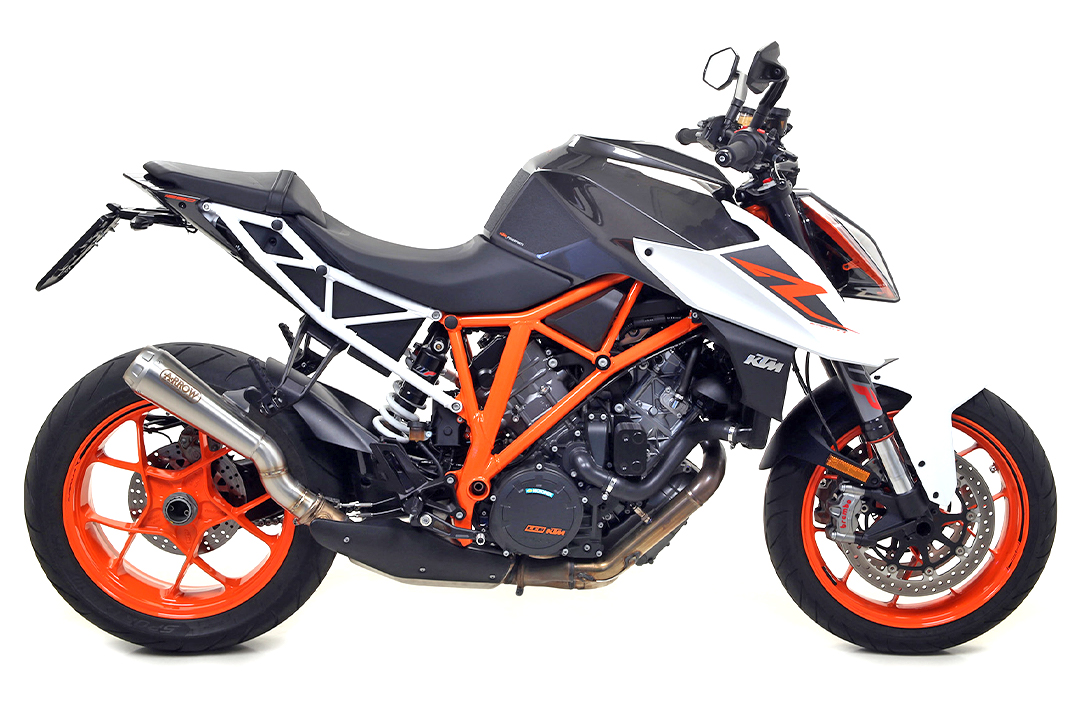 ARROW RACE TECH Exhaust for KTM 1290 Superduke 2014- / Super Duke GT 2017-2021 in Aluminium, Titanium