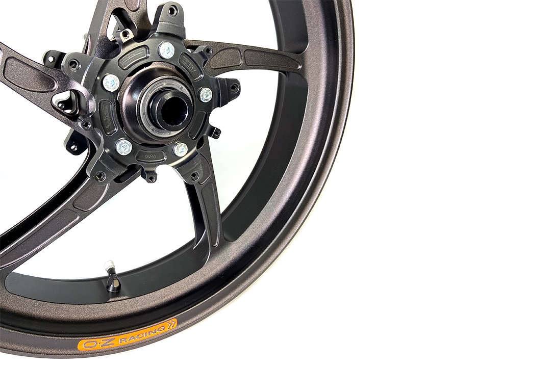 OZ Piega 17" Forged Aluminium Wheels Conversion Kit for Yamaha Tenere 700 from 2019 onwards matt black