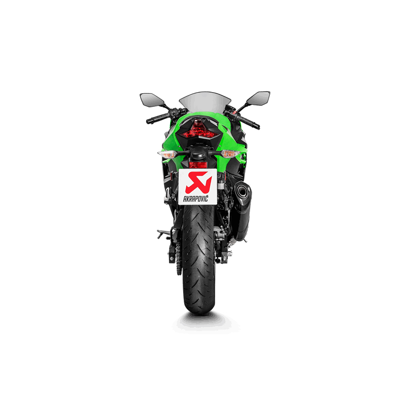 Akrapovic Slip-On Line (Carbon) silencer for Kawasaki Ninja 400 year 2018-2018