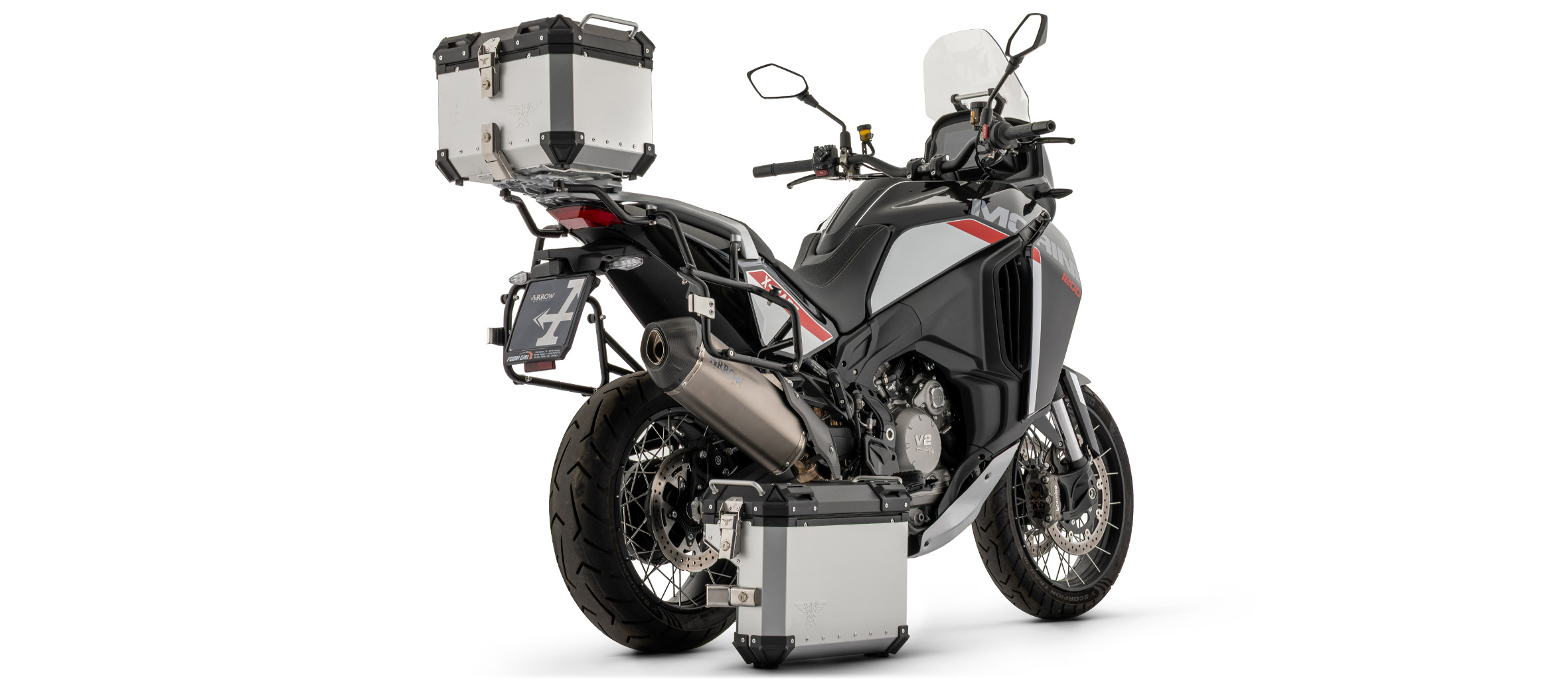 ARROW DARK SONORA Racing Exhaust for Moto Morini X-Cape 1200 2026-