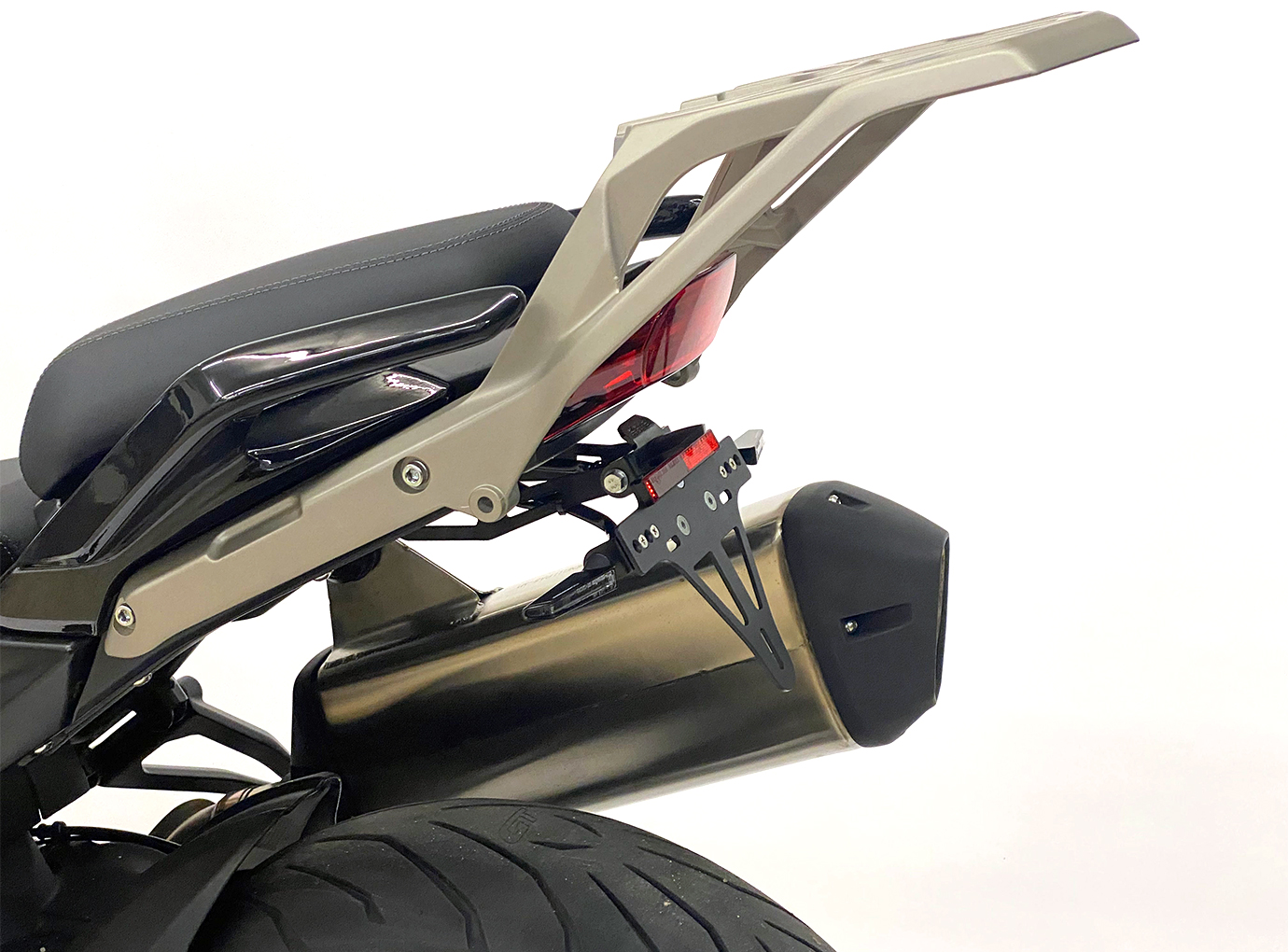 alpha Technik Number Plate Holder for Benelli TRK 702 / TRK 702X, Type PA8, Model Year 2023-