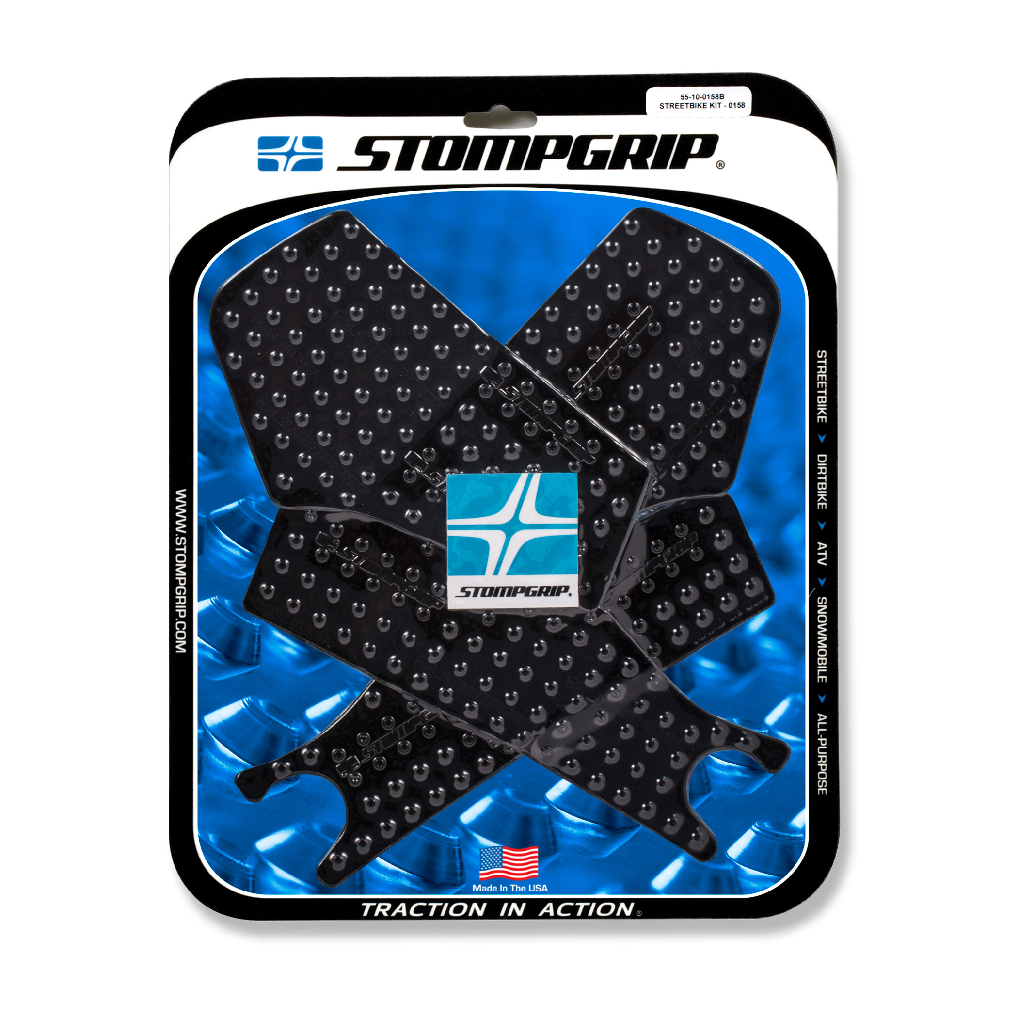 Stompgrip black, Volcano, for Honda CRF250 Rally, 2017-2020