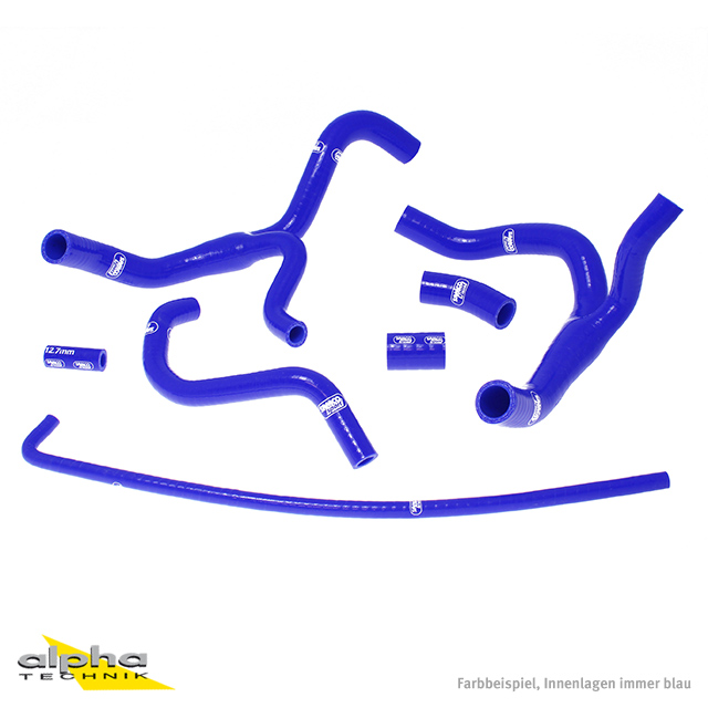 SAMCO SPORT Silicone Hose Kit blue for Honda CBR1000RR Model Year 2008-2011