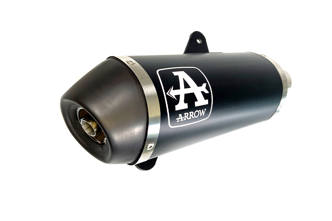 ARROW DARK URBAN Exhaust for Piaggio Vespa GTS125 Model Year 2017-2018