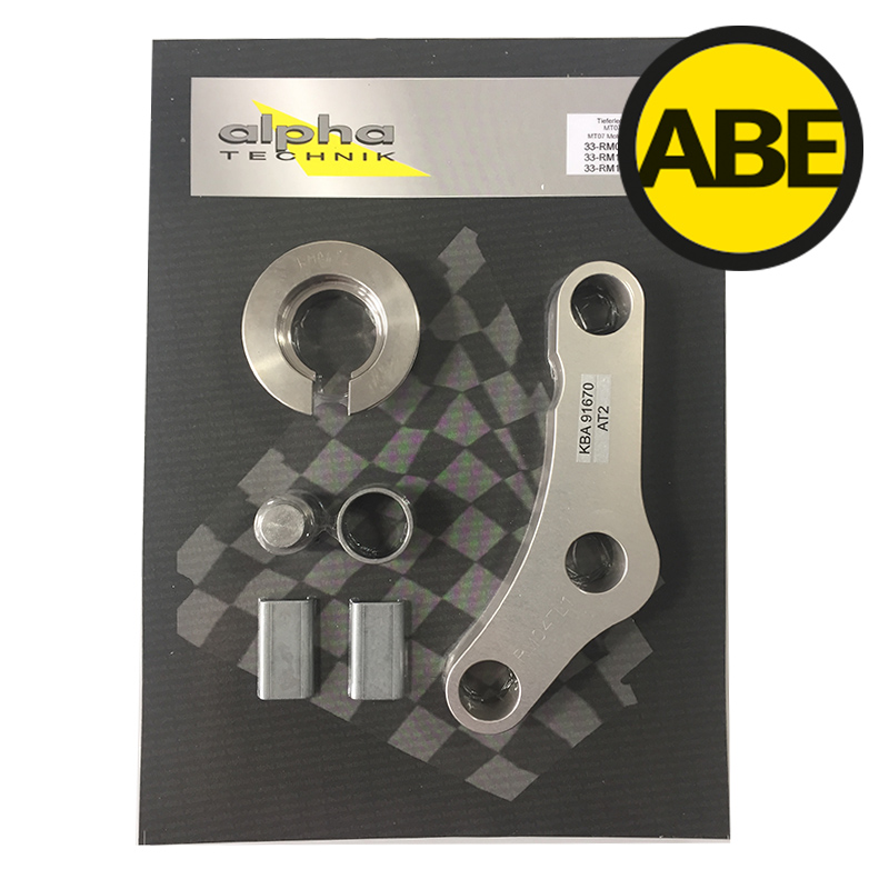 alpha Technik Lowering Kit 40mm for Yamaha XSR700; Type RM36, RM37; Model Year 2021-