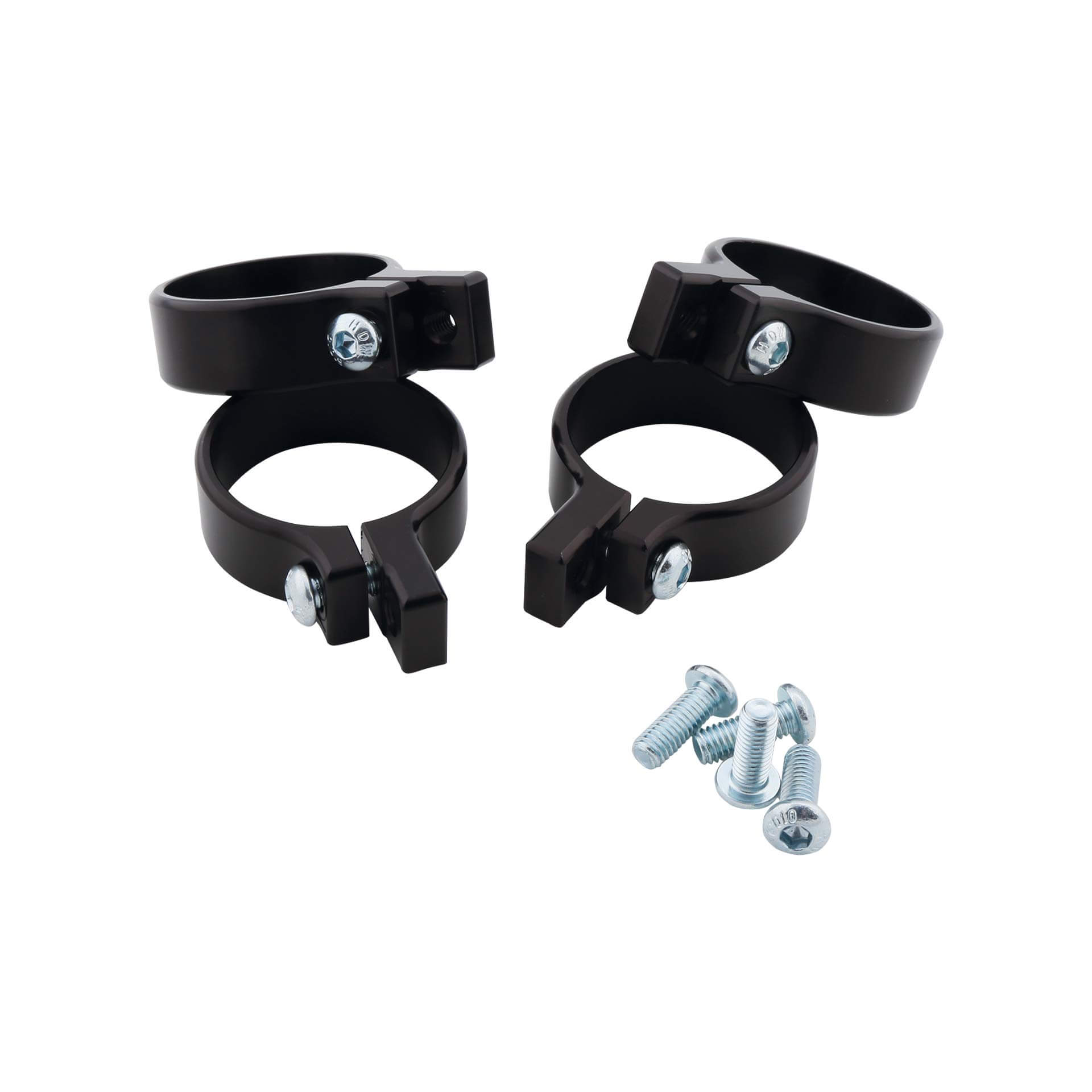 LSL Headlight Clamp Set Ø43mm, Black