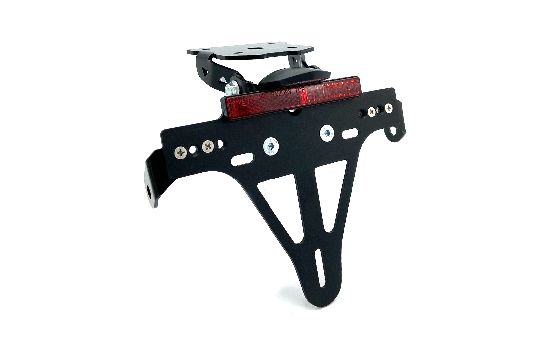 alpha Technik number plate holder for Kawasaki Z800; Type ZR800F, ZR800C, ZR800A, from model year 2013-