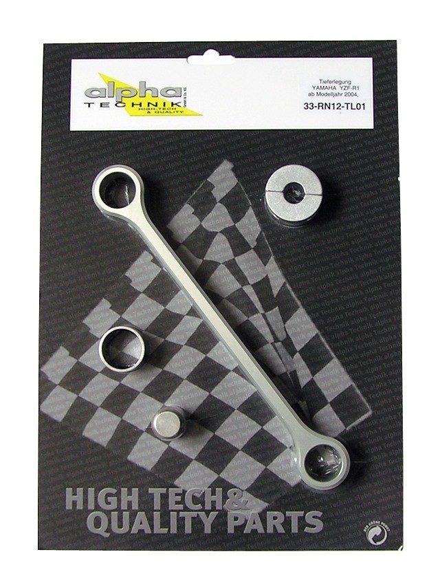 alpha Technik Lowering Kit 30mm for Yamaha YZF1000R1; Type RN12; Model Year 2004-