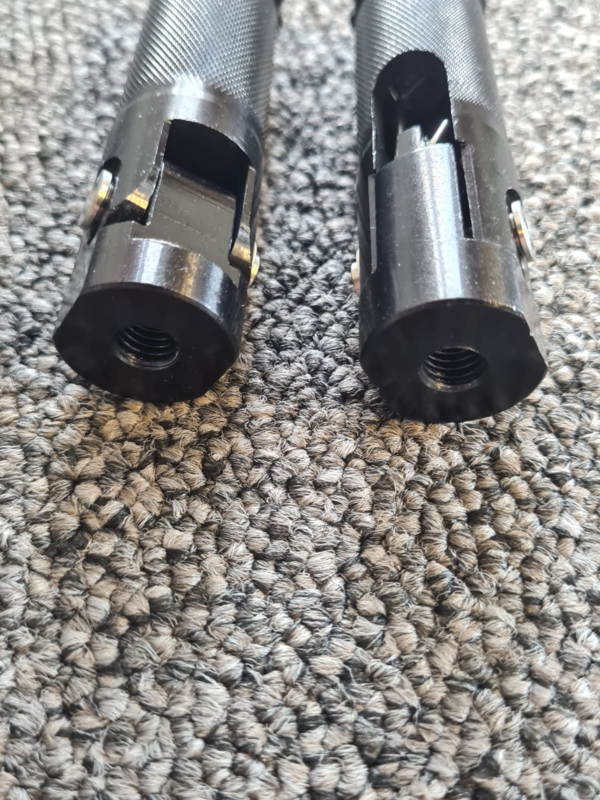 >TRACK< Rearset system black Yamaha YZF-R6 RJ15 2006-16 ABE