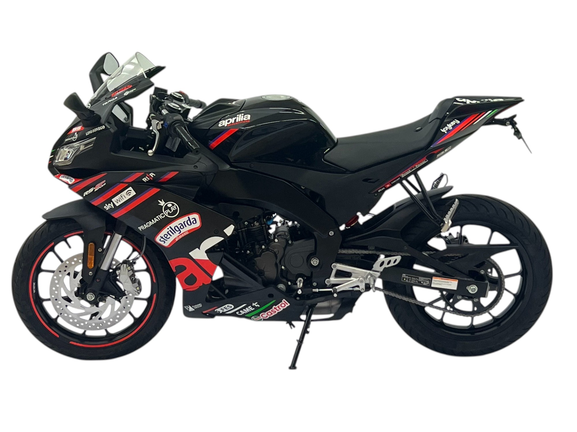 alpha Technik License Plate Holder for Aprilia RS125 and Tuono 125, Type XA / XT, Model Year 2021-