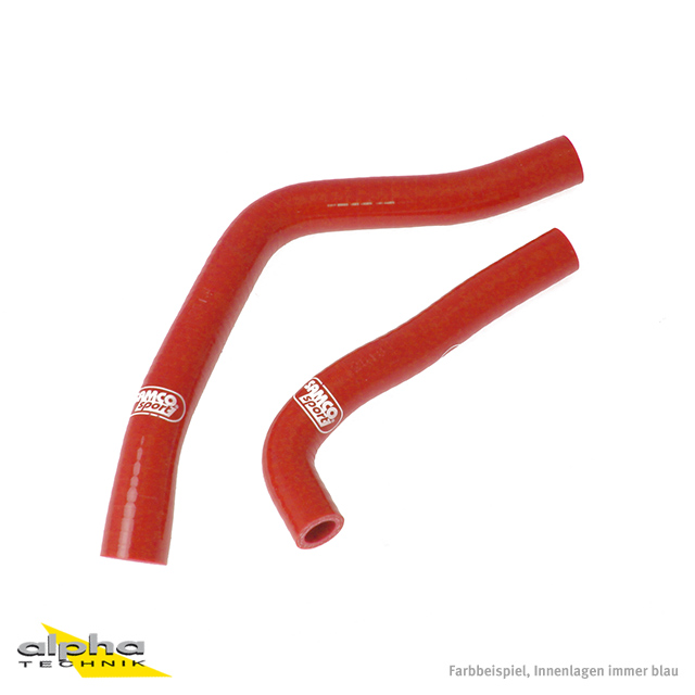 SAMCO SPORT silicone hose kit, red, for Yamaha DT125R X model year 2005-2010
