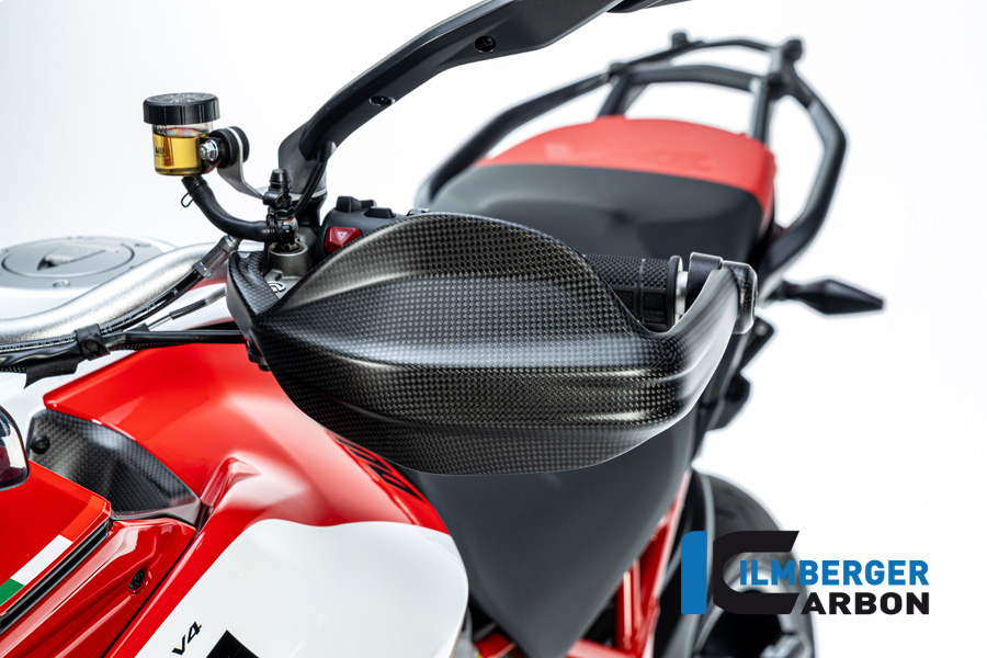 Ilmberger Carbon Handguard left side L/S, matt, Ducati Multistrada V4 2020-