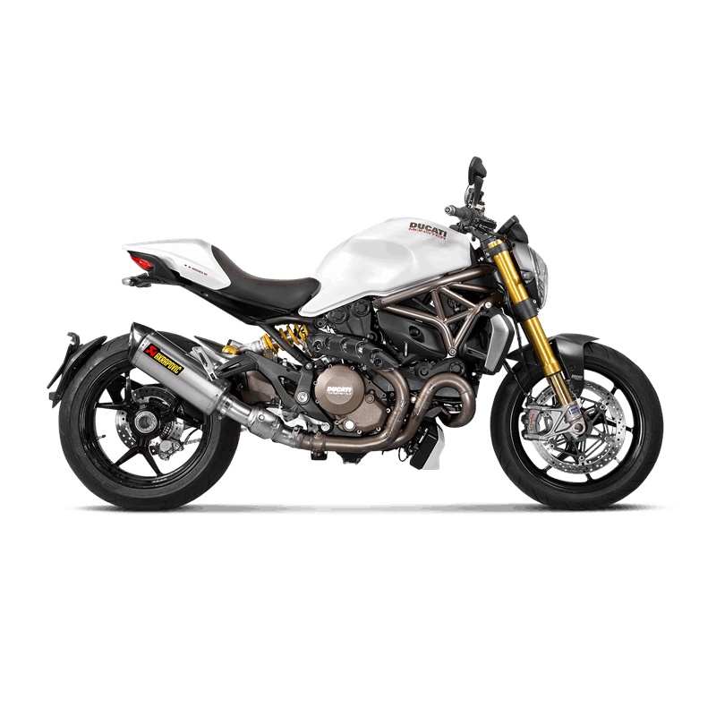 Akrapovic Link Pipe (Titanium) exhaust system for Ducati Monster 1200 R year 2017-2018