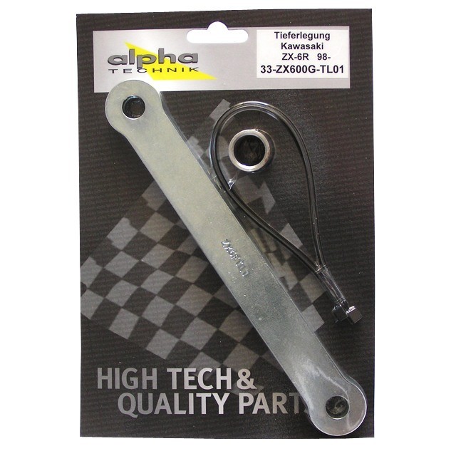 alpha Technik Lowering Kit 35mm for Kawasaki ZX6R; Type ZX600G; Model Year 1998-