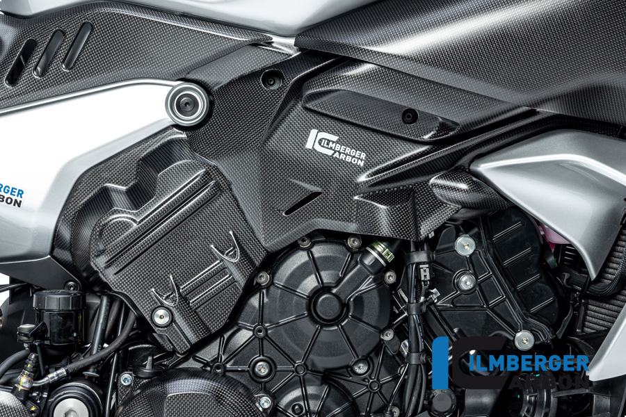 Ilmberger Carbon Cylinder Head Cover right side R/S, matte, Ducati Diavel V4, 2023-