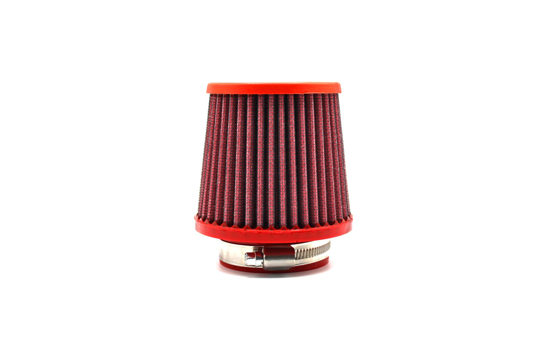 BMC Conical Sport Air Filter, 53 mm Diameter, 85 mm Length, Plastic Cap