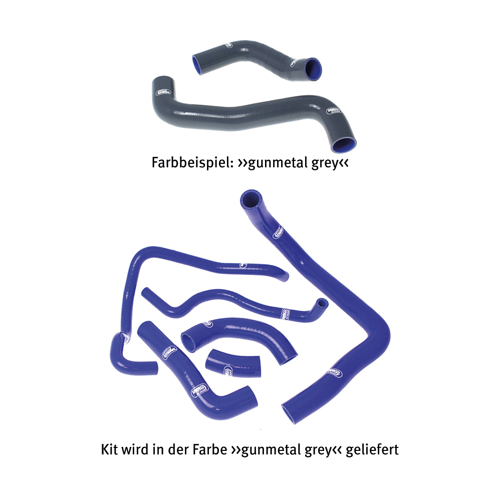 SAMCO SPORT Silicone Hose Kit, gunmetal grey for K