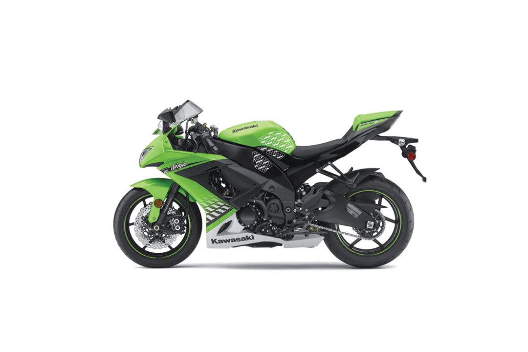 Stompgrip hybrid, Volcano, for Kawasaki ZX10R Ninja, 2008-2010