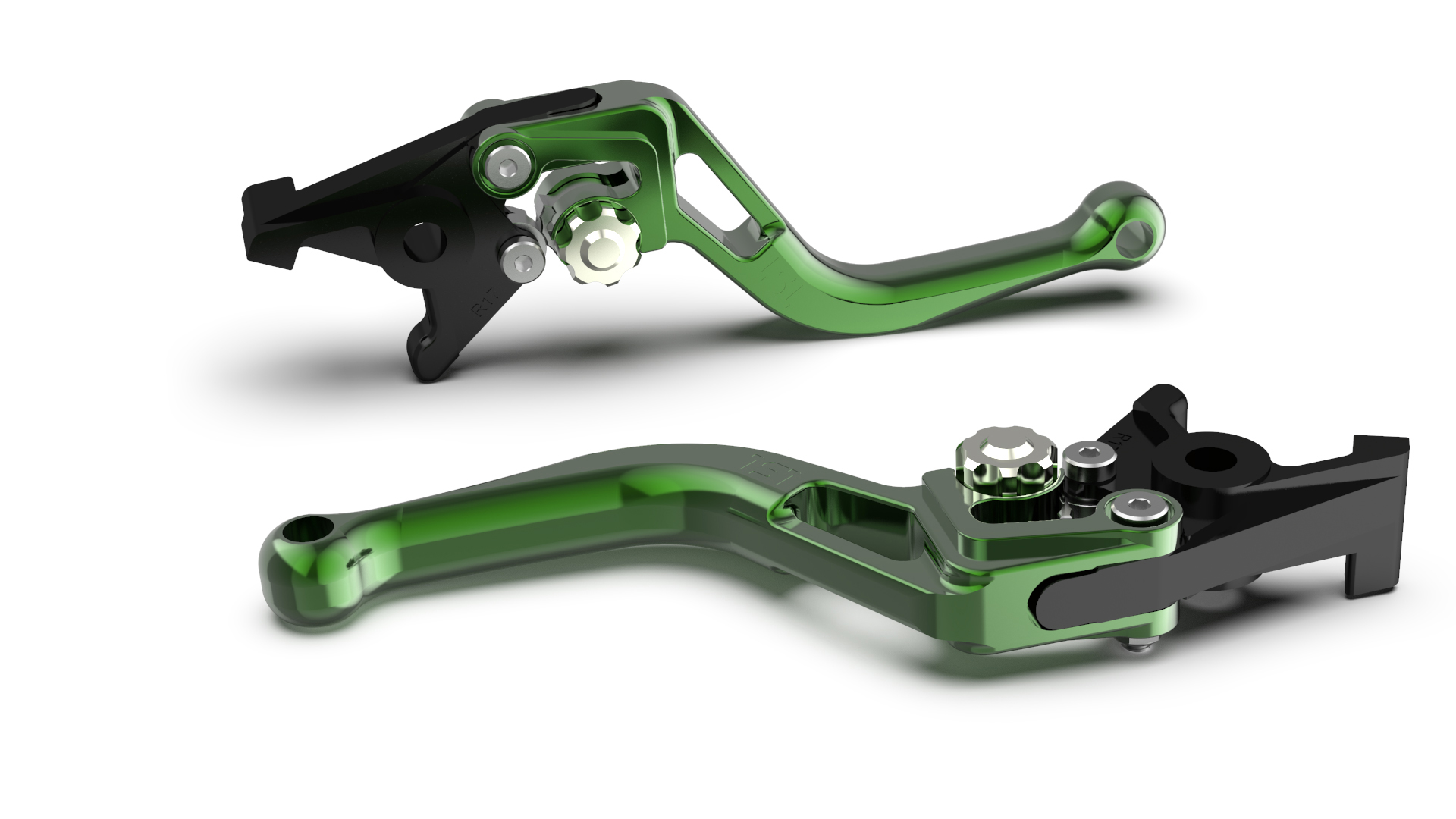 LSL BOW R82 Brake Lever, Short, Green/Silver
