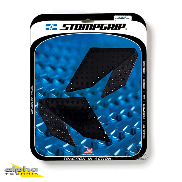 Stompgrip black, Volcano, for Yamaha YZF-R3, YZF-R25, 2015-2018