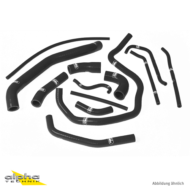 SAMCO SPORT Silicone Hose Kit black for Yamaha YZF1000R1 Model Year 2002-2003