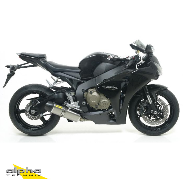 ARROW INDY-RACE Exhaust for Honda CBR1000RR 2008-2016, Titanium (For ARROW Headers)