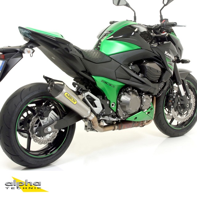 ARROW X-KONE Stainless Steel Exhaust for Kawasaki Z750 / Z800 / Z800E 2011-2016