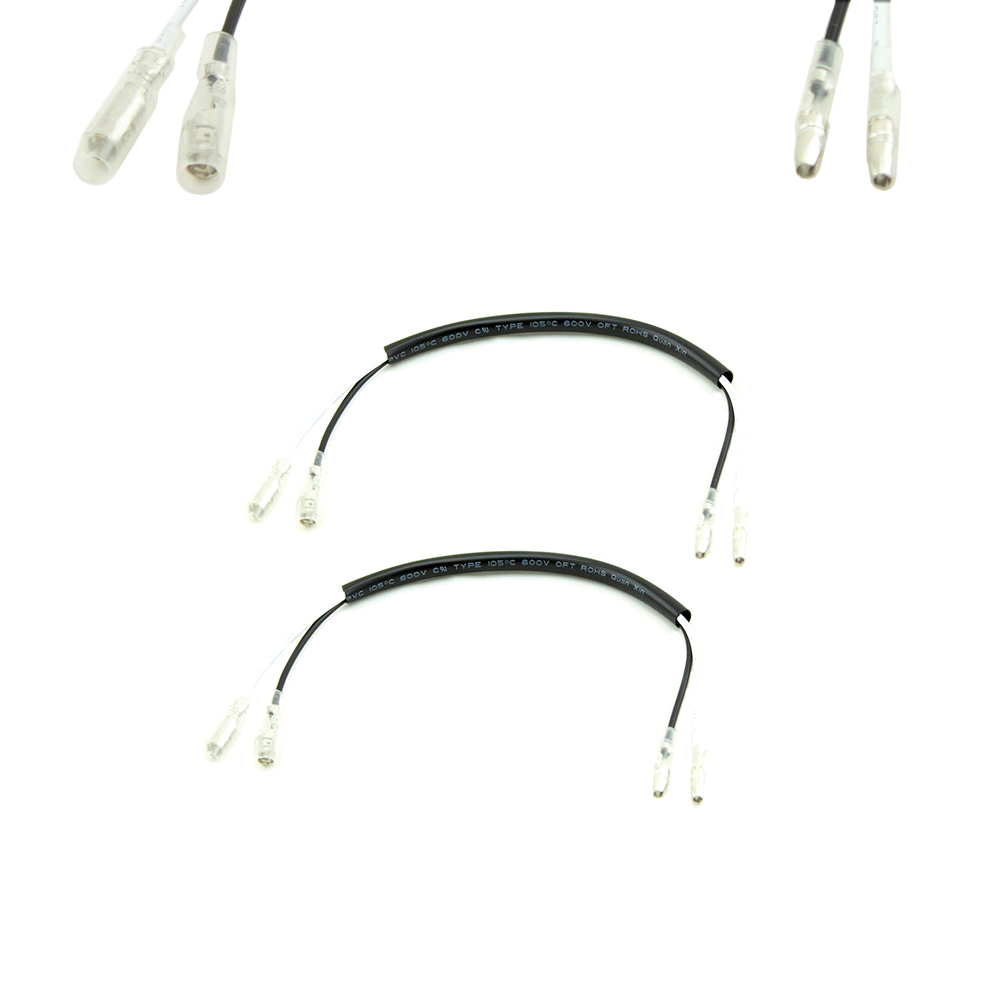 Adapter cable from LED mini indicators to wiring harness for Suzuki and Yamaha