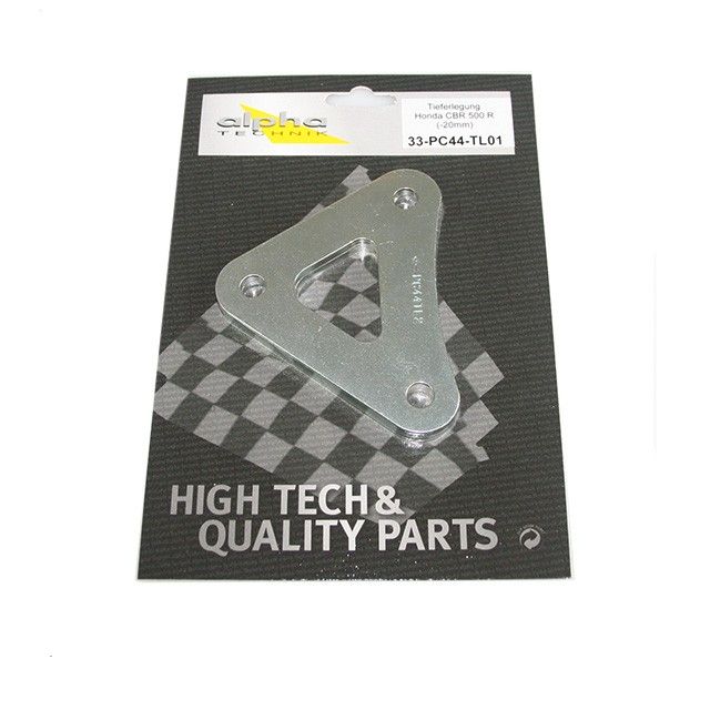 alpha Technik Lowering Kit 20mm for Honda CBR500R, CB500F, CB500X; Type PC44; Model Year 2013-