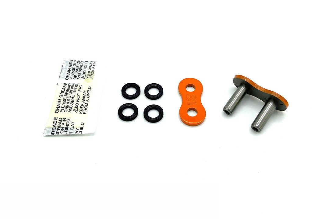 Enuma EK Chain Hollow Rivet Link EK 525 MVXZ2 orange