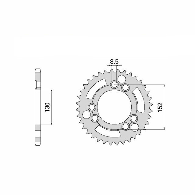 DID chain kit with 525ZVM-X2 chain, standard colour, for Cagiva Gran Canyon 900