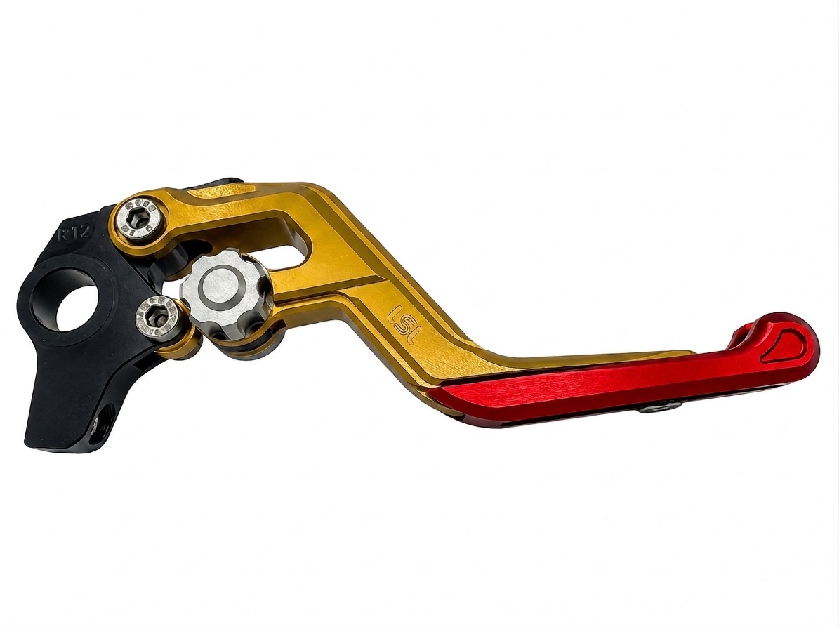 LSL ERGONIA Brake Lever R53R Gold/Silver/Red