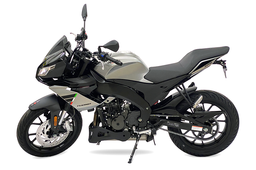 alpha Technik License Plate Holder for Aprilia RS125 and Tuono 125, Type XA / XT, Model Year 2021-