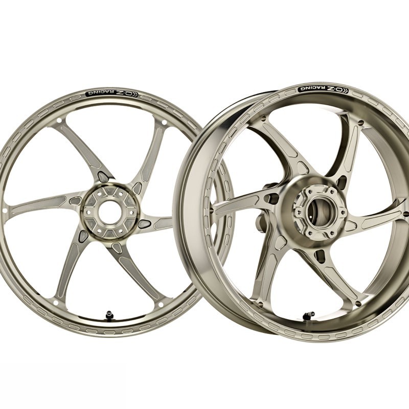 OZ Gass RS-A Aluminium Wheel Set in Titanium Colour for Ducati Panigale V4(S), 2025