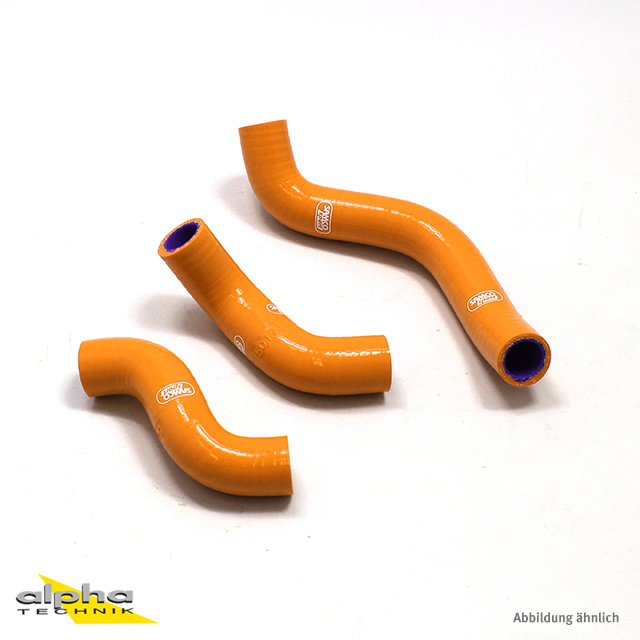 SAMCO SPORT Silicone Hose Kit orange for KTM 450 SX-F Factory Edition Model Year 2015