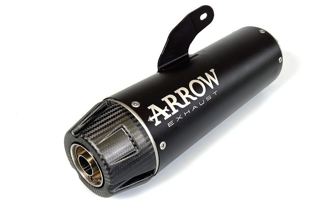 ARROW Exhaust DARK JET-RACE black stainless steel for Yamaha MT-07 / Tracer 700 2014-