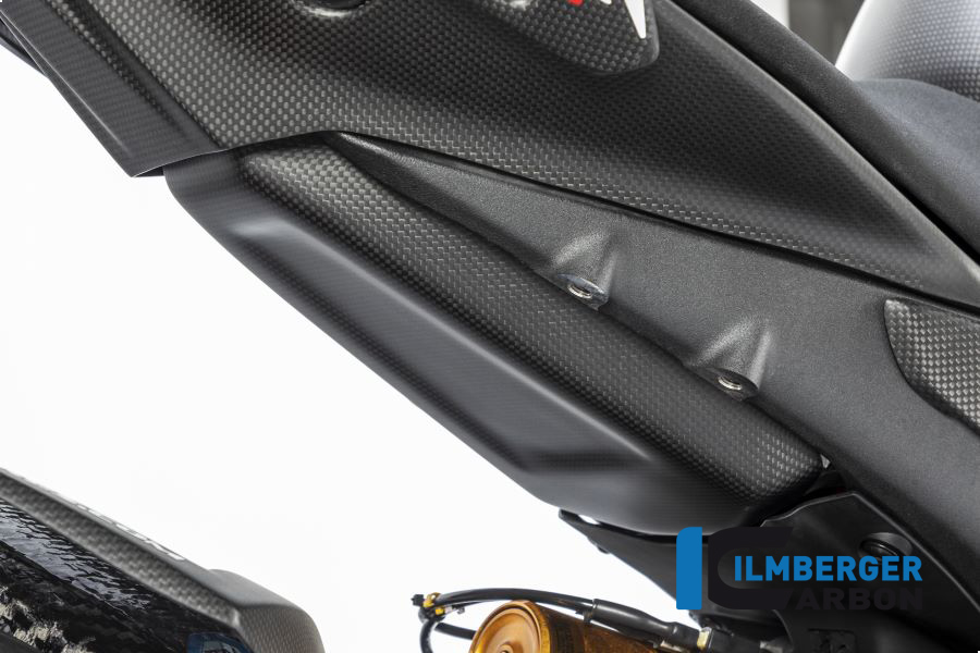 Ilmberger Carbon heel guard lower on the tail matt Panigale V4 Racing 2019-