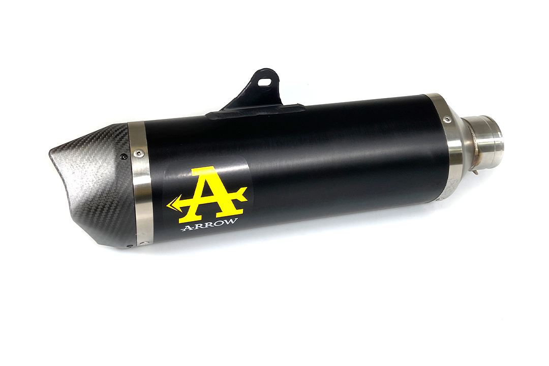 ARROW RACE TECH Exhaust for Suzuki V-Strom 650 (XT), 2017- in black aluminium