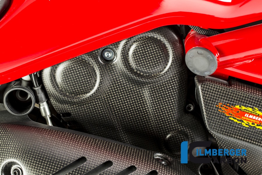 Ilmberger Carbon toothed belt, timing belt cover vertical matt, Carbon