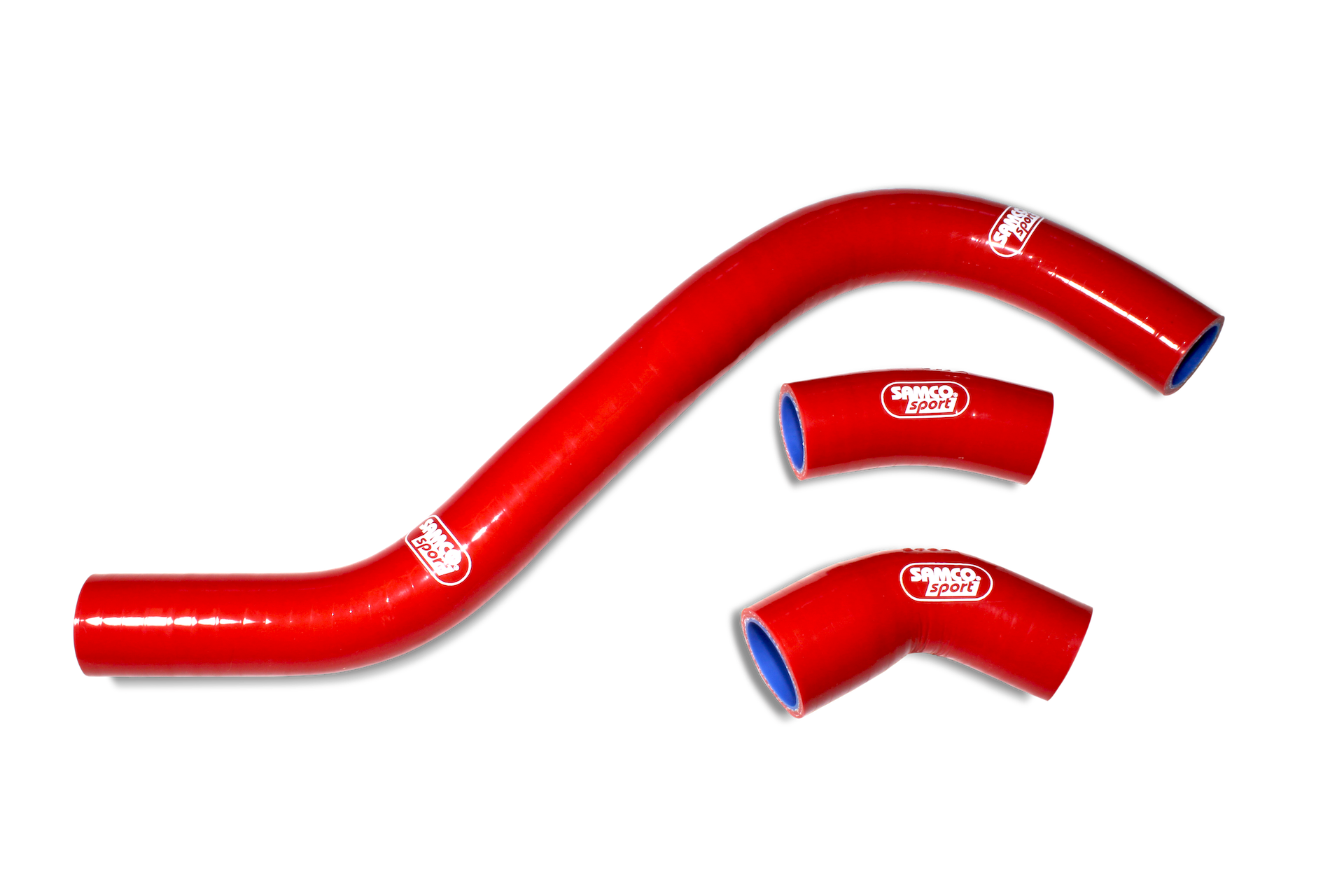 SAMCO SPORT Silicone Hose Kit red for Yamaha FZR1000 model year 1989-1990