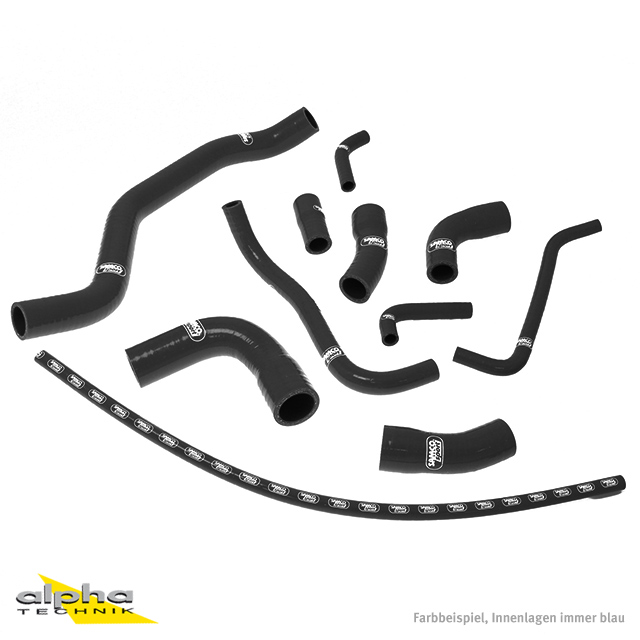 SAMCO SPORT Silicone Hose Kit black for Yamaha YZF1000R1 model year 1998-2001