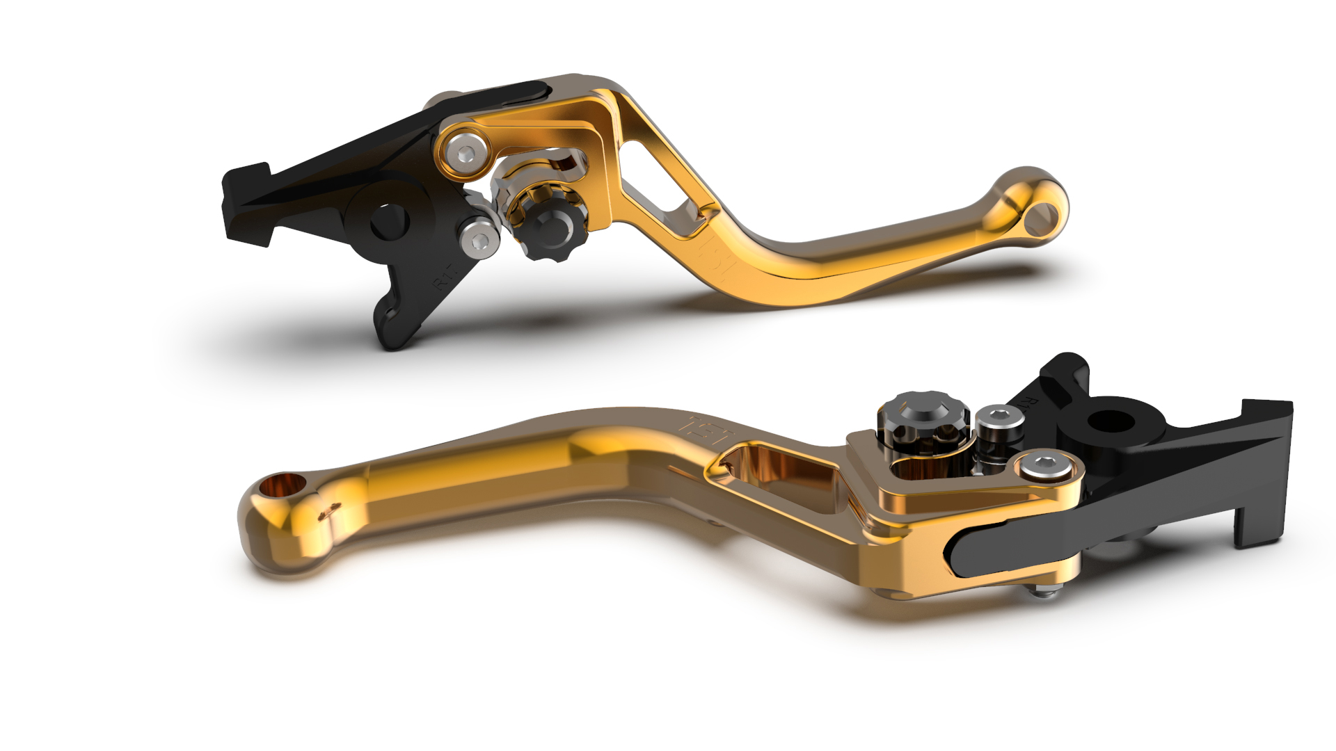 LSL BOW R82 Brake Lever, Short, Gold/Black