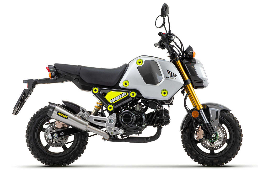 ARROW X-KONE Exhaust for Honda MSX125 Grom, Model Year 2021-2024, Stainless Steel