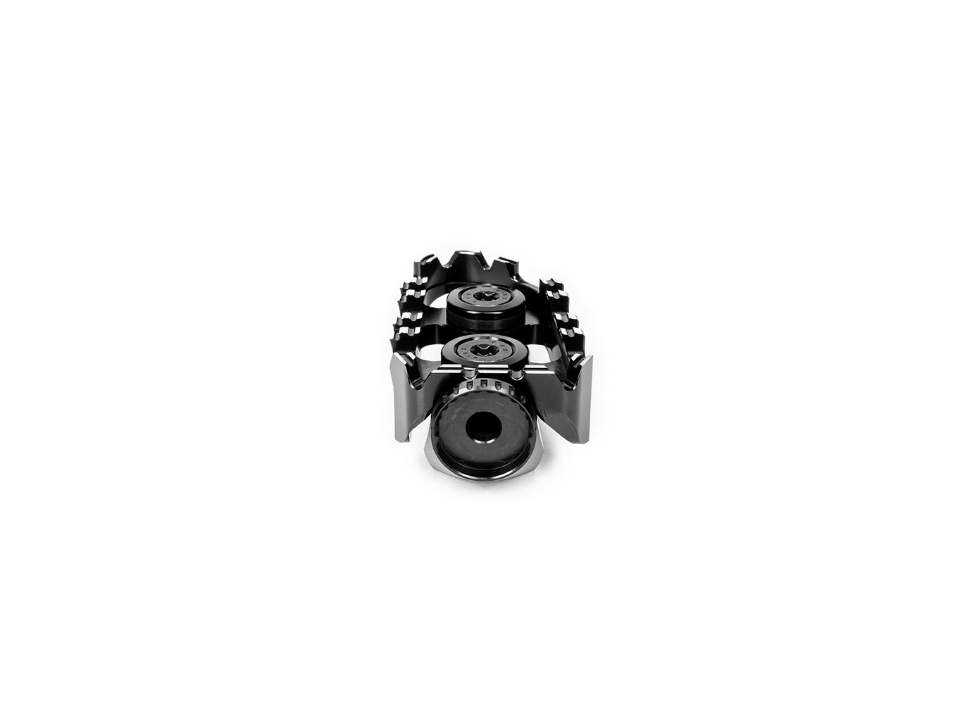 Gilles TECH-X Enduro Footrests in black with ABE for KTM 790 / 890 / 1290 Adventure and Husqvarna Norden 901