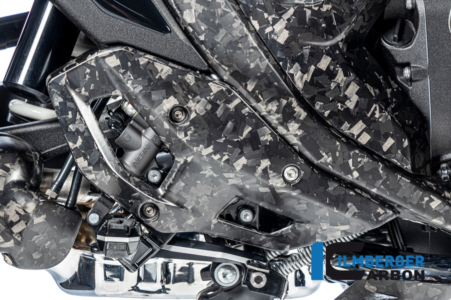 Ilmberger Carbon Heel Guard right side R/S, Black Diamond Carbon, matt, BMW R1300GS 2023-